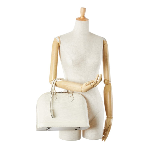 ルイ ヴィトン エピ アルマPM ハンドバッグ M4030J イヴォワール ホワイト レザー レディース LOUIS VUITTON 【中古】