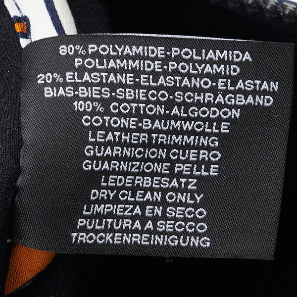 エルメス トゥルース フラット ネオバンGM ポーチ ネイビー ポリアミド レディース HERMES 【中古】