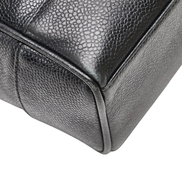 シャネル トートバッグ ワンショルダーバッグ ブラック キャビアスキン レディース CHANEL 【中古】