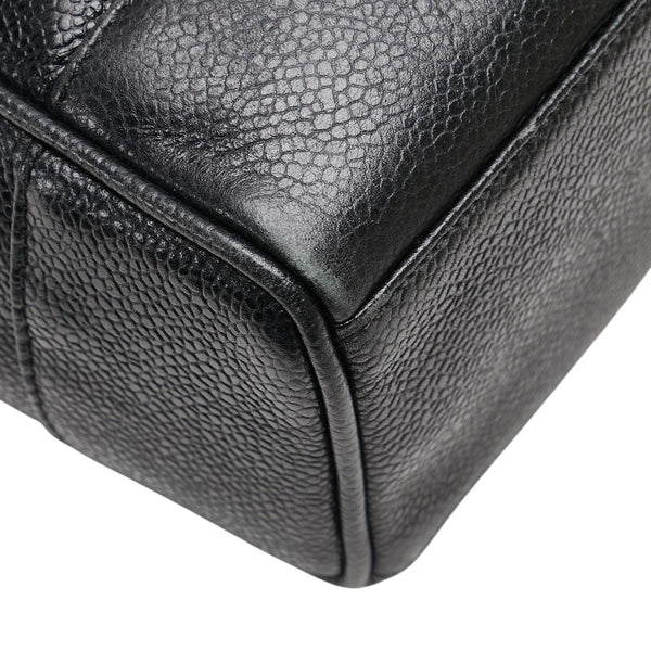 シャネル トートバッグ ワンショルダーバッグ ブラック キャビアスキン レディース CHANEL 【中古】