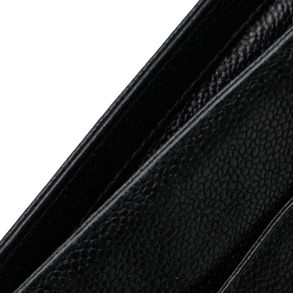 シャネル トートバッグ ワンショルダーバッグ ブラック キャビアスキン レディース CHANEL 【中古】