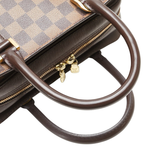 ルイ ヴィトン ダミエ トリアナ ハンドバッグ N51155  ブラウン PVC レザー レディース LOUIS VUITTON 【中古】