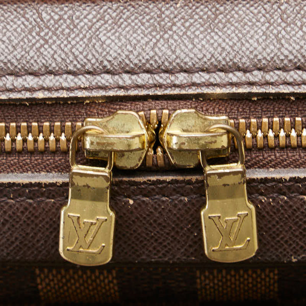 ルイ ヴィトン ダミエ トリアナ ハンドバッグ N51155  ブラウン PVC レザー レディース LOUIS VUITTON 【中古】