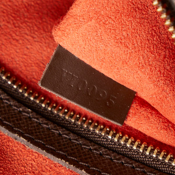 ルイ ヴィトン ダミエ トリアナ ハンドバッグ N51155  ブラウン PVC レザー レディース LOUIS VUITTON 【中古】