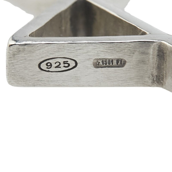 グッチ 六芒星 スター ヘキサグラム モチーフ ネックレス SV925 シルバー レディース GUCCI 【中古】