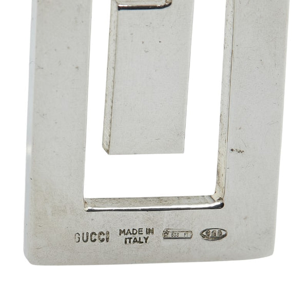 グッチ カットアウトG ペンダントトップ SV925 シルバー レディース GUCCI 【中古】