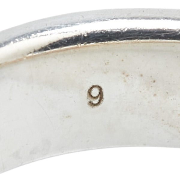 グッチ インターロッキングG リング 指輪 #9 SV925 シルバー レディース GUCCI 【中古】