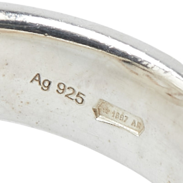 グッチ インターロッキングG リング 指輪 #9 SV925 シルバー レディース GUCCI 【中古】
