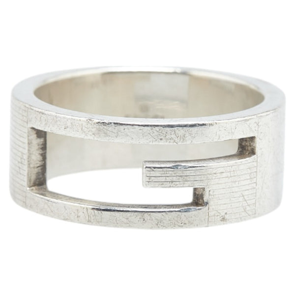 グッチ ブランデッドG リング 指輪 SV925 シルバー レディース GUCCI 【中古】