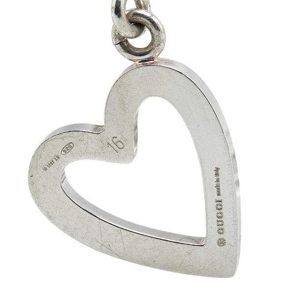 グッチ ハート ボールチェーン ブレスレット SV925 シルバー レディース GUCCI 【中古】