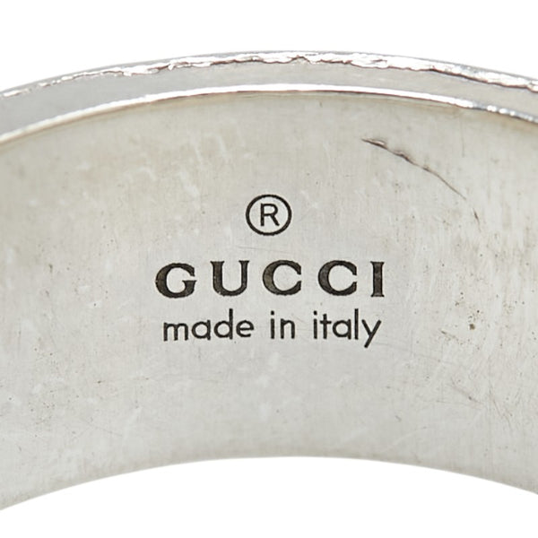 グッチ ブランデッドG リング 指輪 #14 SV925 シルバー レディース GUCCI 【中古】