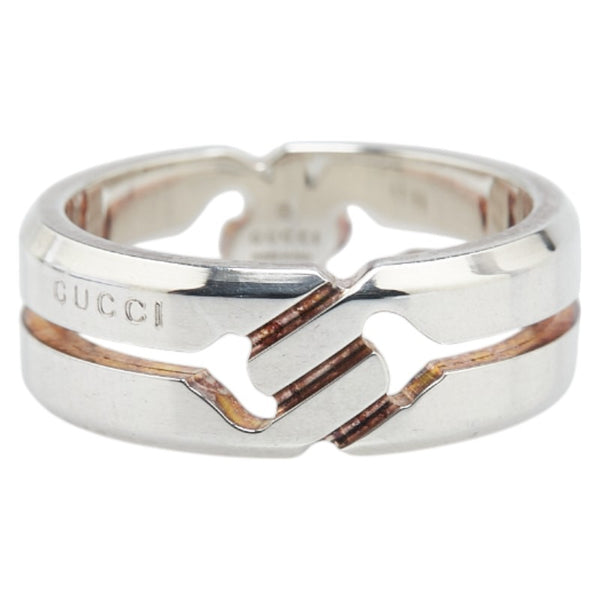 グッチ ノット リング 指輪 #13 314011 SV925 シルバー レディース GUCCI 【中古】