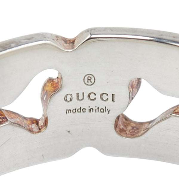 グッチ ノット リング 指輪 #13 314011 SV925 シルバー レディース GUCCI 【中古】