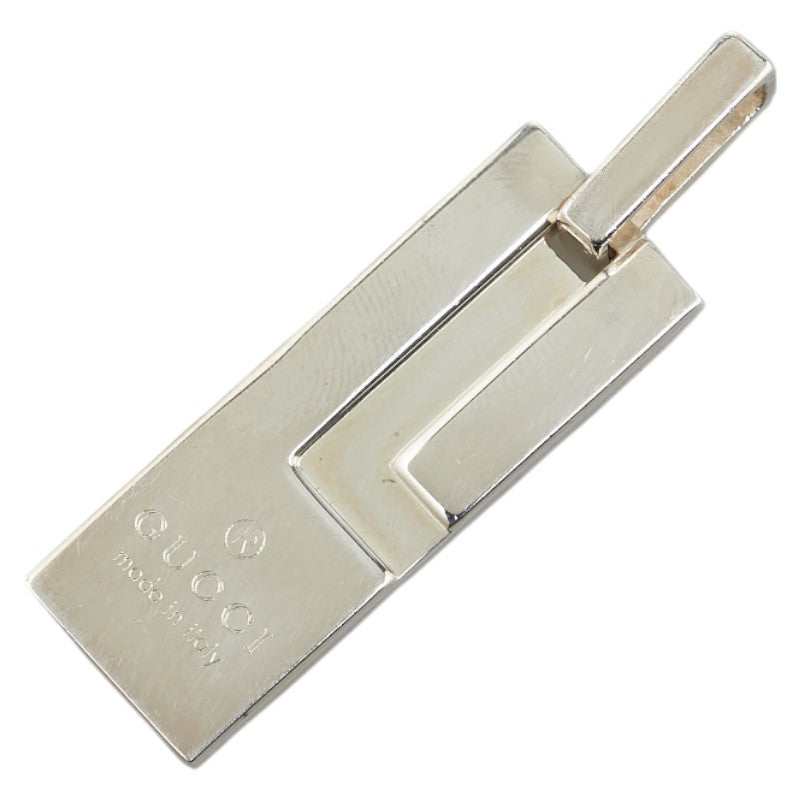 グッチ プレート ペンダントトップ 145170 SV925 シルバー レディース GUCCI 【中古】