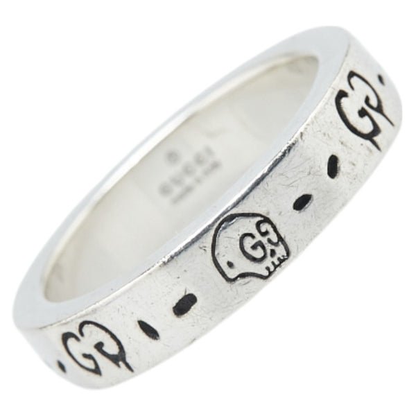 グッチ GGゴースト リング 指輪 #10 477932 SV925 シルバー レディース GUCCI 【中古】