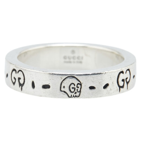 グッチ GGゴースト リング 指輪 #10 477932 SV925 シルバー レディース GUCCI 【中古】