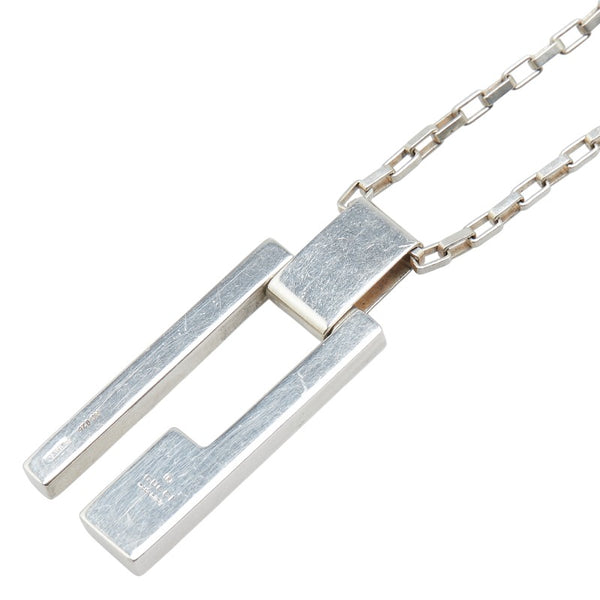 グッチ Gプレート ネックレス SV925 シルバー レディース GUCCI 【中古】