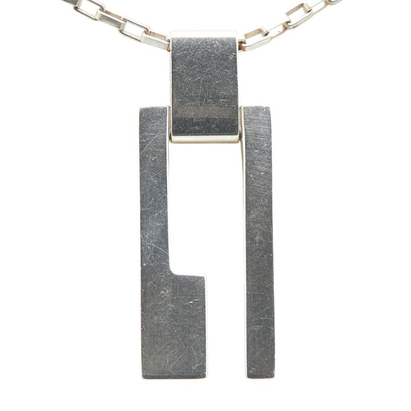 グッチ Gプレート ネックレス SV925 シルバー レディース GUCCI 【中古】