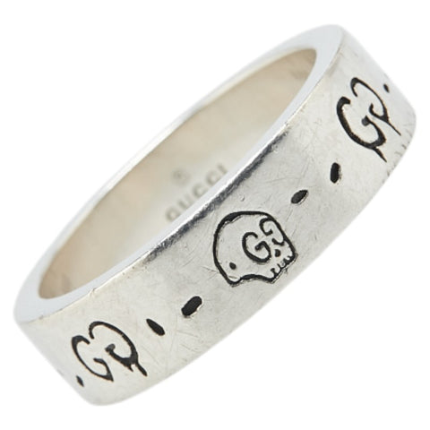 グッチ GG ゴースト リング 指輪 #18 SV925 シルバー メンズ GUCCI 【中古】