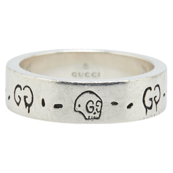 グッチ GG ゴースト リング 指輪 #18 SV925 シルバー メンズ GUCCI 【中古】