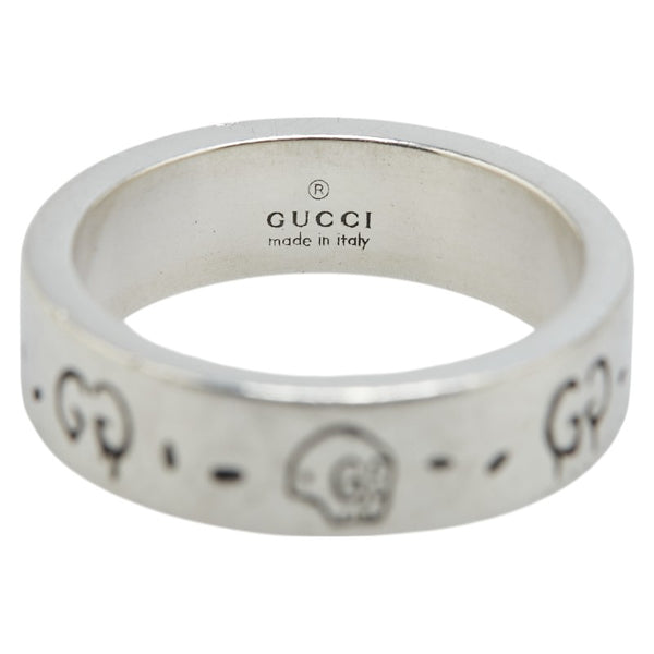 グッチ GG ゴースト リング 指輪 #18 SV925 シルバー メンズ GUCCI 【中古】