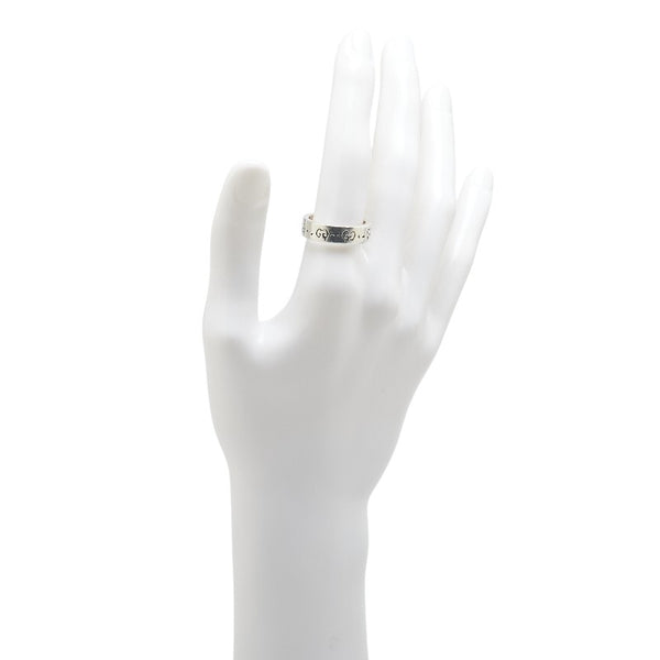 グッチ GG ゴースト リング 指輪 #18 SV925 シルバー メンズ GUCCI 【中古】