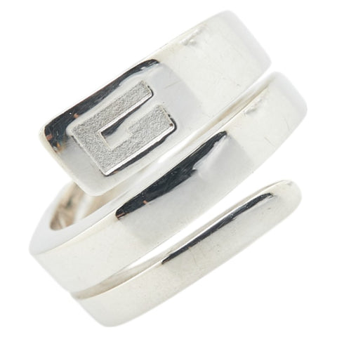 グッチ ロゴ スネーク リング 指輪 シルバー SV925 シルバー レディース GUCCI 【中古】