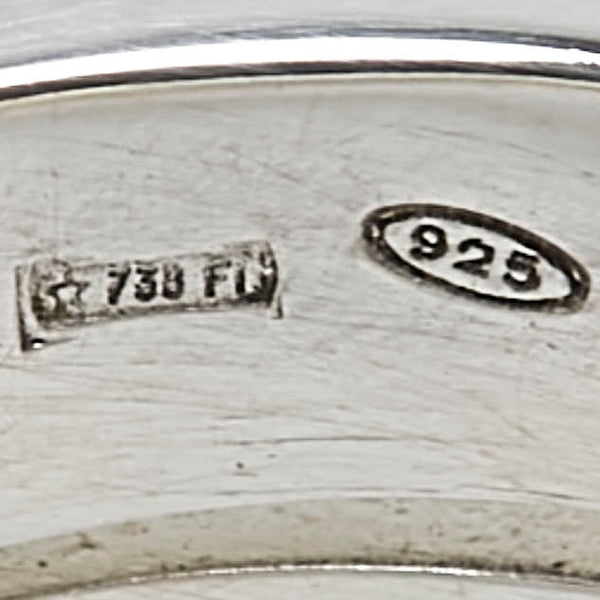 グッチ ロゴ スネーク リング 指輪 シルバー SV925 シルバー レディース GUCCI 【中古】