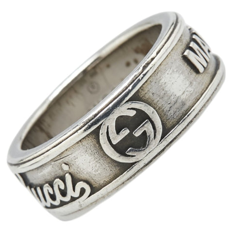 グッチ リング 指輪 #15 SV925 シルバー レディース GUCCI 【中古】