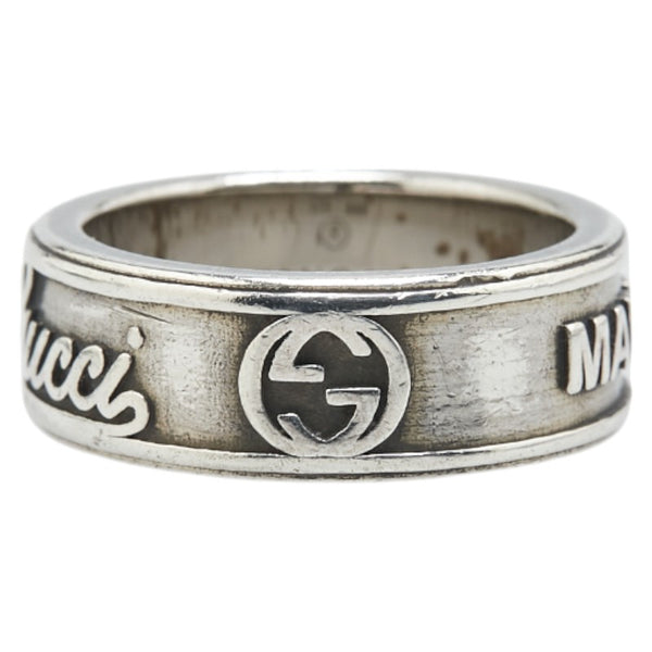 グッチ リング 指輪 #15 SV925 シルバー レディース GUCCI 【中古】