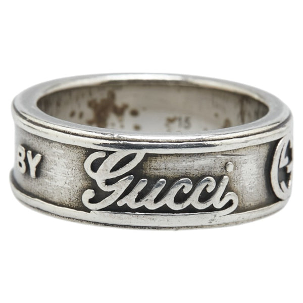 グッチ リング 指輪 #15 SV925 シルバー レディース GUCCI 【中古】