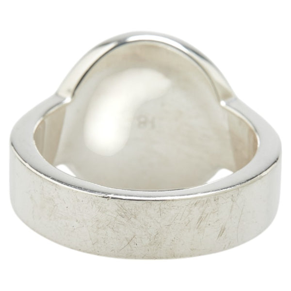 グッチ ロゴプレート リング 指輪 SV925 シルバー レディース GUCCI 【中古】