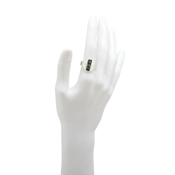 グッチ ロゴプレート リング 指輪 SV925 シルバー レディース GUCCI 【中古】