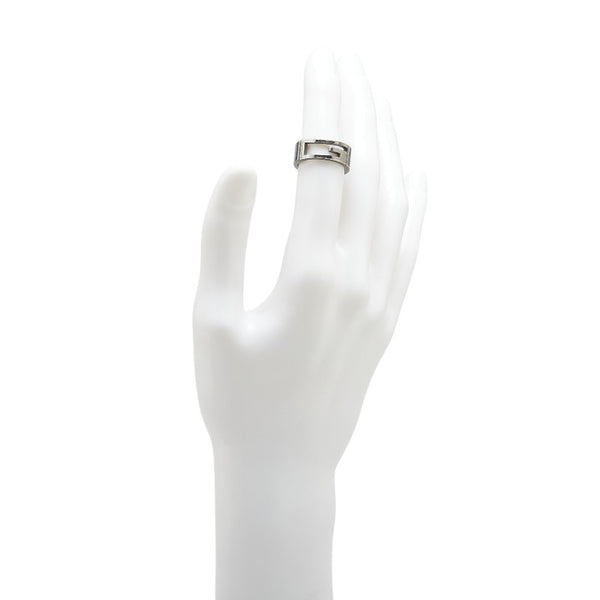 グッチ ブランデッドG リング 指輪 #13 SV925 シルバー レディース GUCCI 【中古】