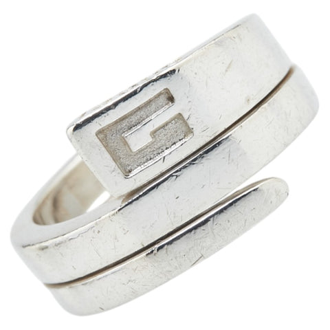 グッチ Gロゴス スネークスパイラル リング 指輪 #20 SV925 シルバー メンズ GUCCI 【中古】
