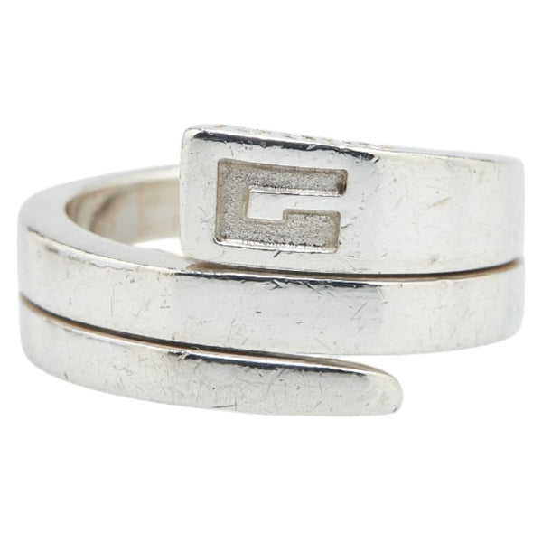 グッチ Gロゴス スネークスパイラル リング 指輪 #20 SV925 シルバー メンズ GUCCI 【中古】