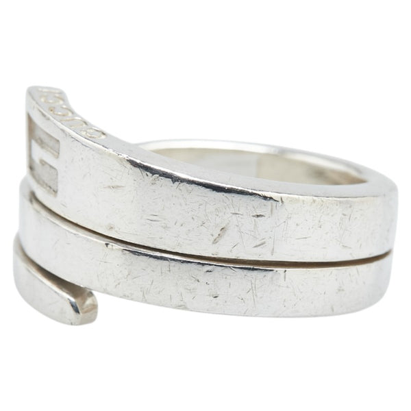 グッチ Gロゴス スネークスパイラル リング 指輪 #20 SV925 シルバー メンズ GUCCI 【中古】