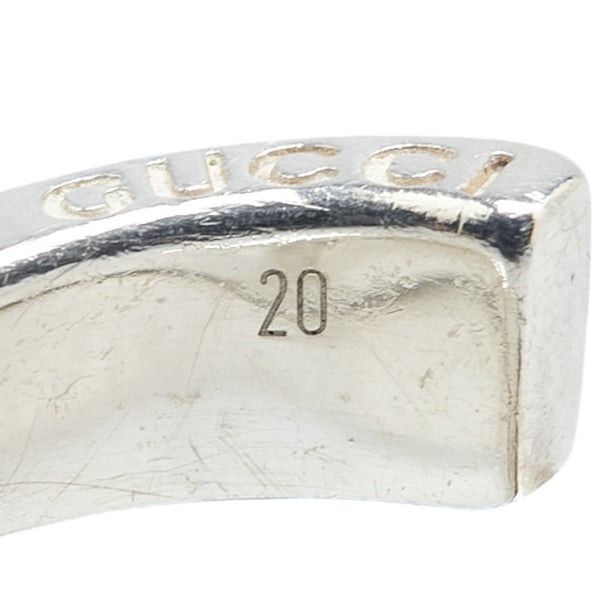 グッチ Gロゴス スネークスパイラル リング 指輪 #20 SV925 シルバー メンズ GUCCI 【中古】