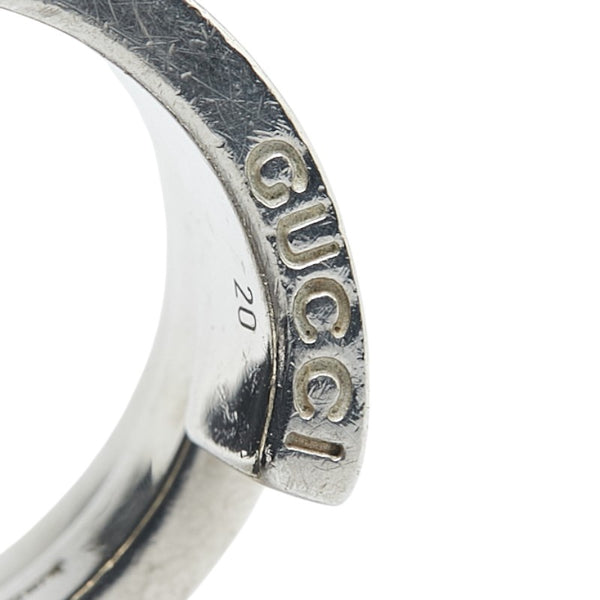 グッチ Gロゴス スネークスパイラル リング 指輪 #20 SV925 シルバー メンズ GUCCI 【中古】