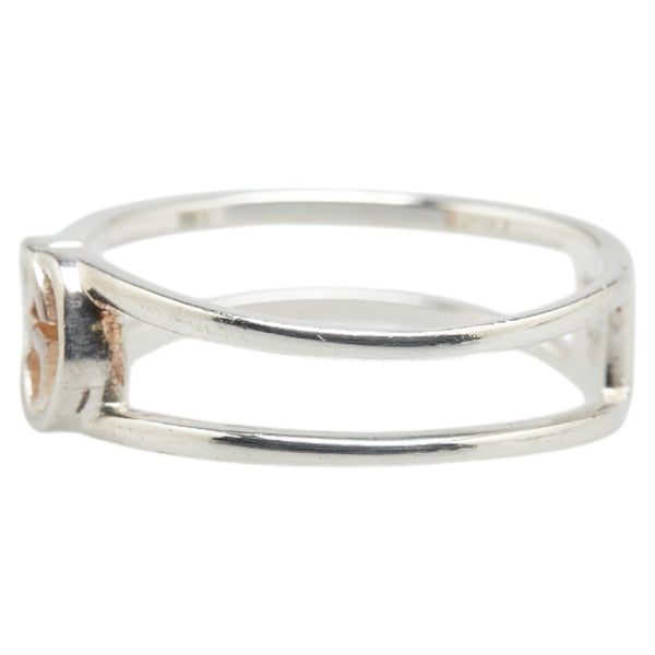 グッチ インターロッキングG リング 指輪 シルバー SV925 シルバー レディース GUCCI 【中古】