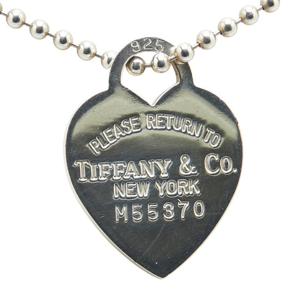 ティファニー リターン トゥ ティファニー ハートタグ ロングネックレス SV925 シルバー レディース TIFFANY&Co. 【中古】