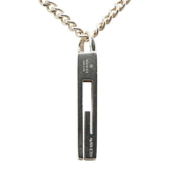 グッチ カットアウトG ネックレス SV925 シルバー レディース GUCCI 【中古】
