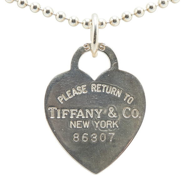 ティファニー リターントゥティファニー ハートタグ ネックレス SV925 シルバー レディース TIFFANY&Co. 【中古】