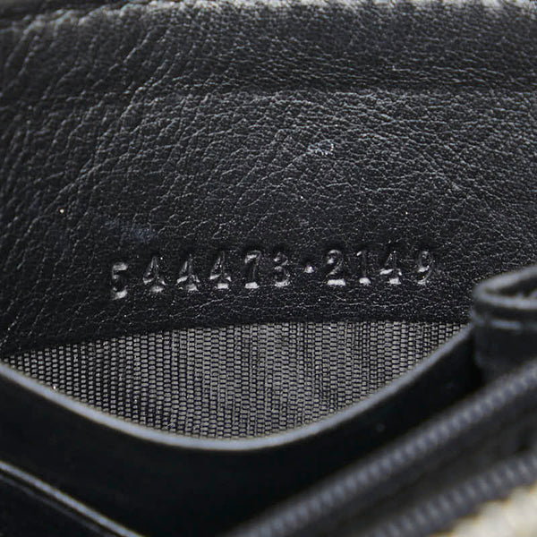 グッチ マイクログッチシマ ラウンドファスナー 長財布 544473 ブラック レザー レディース GUCCI 【中古】