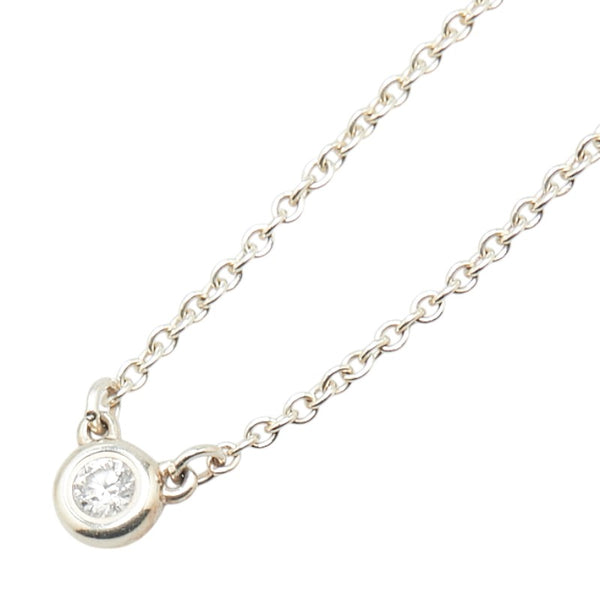 ティファニー 1P ダイヤ ネックレス SV925 シルバー レディース TIFFANY&Co. 【中古】