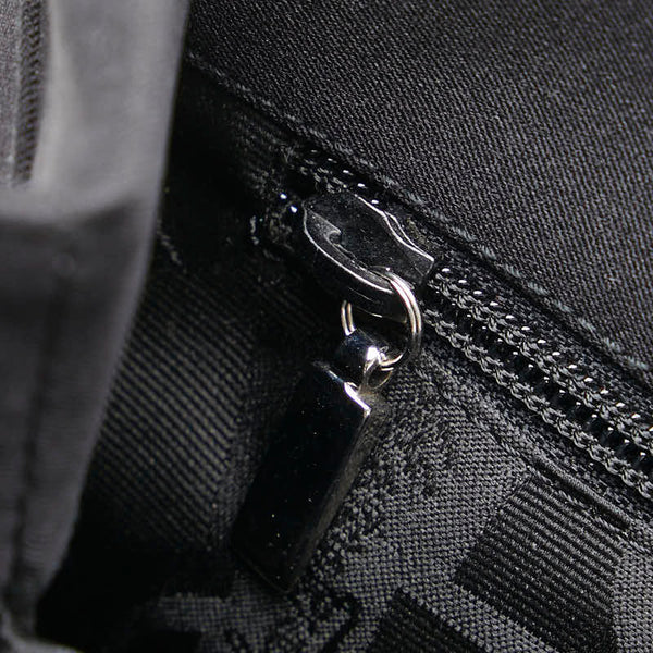 サルヴァトーレフェラガモ ヴァラ ハンドバッグ ショルダーバッグ ブラック ナイロン キャンバス レディース Salvatore Ferragamo 【中古】