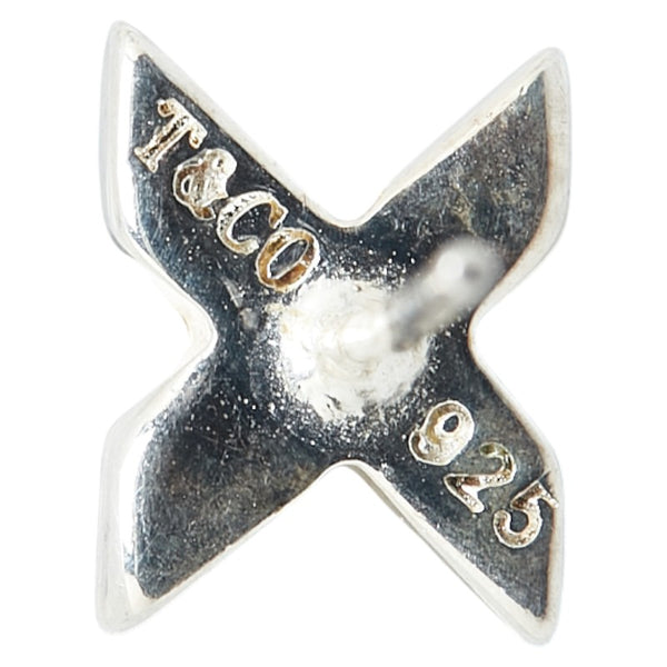ティファニー X キス スタッドピアス SV925 シルバー レディース TIFFANY&Co. 【中古】