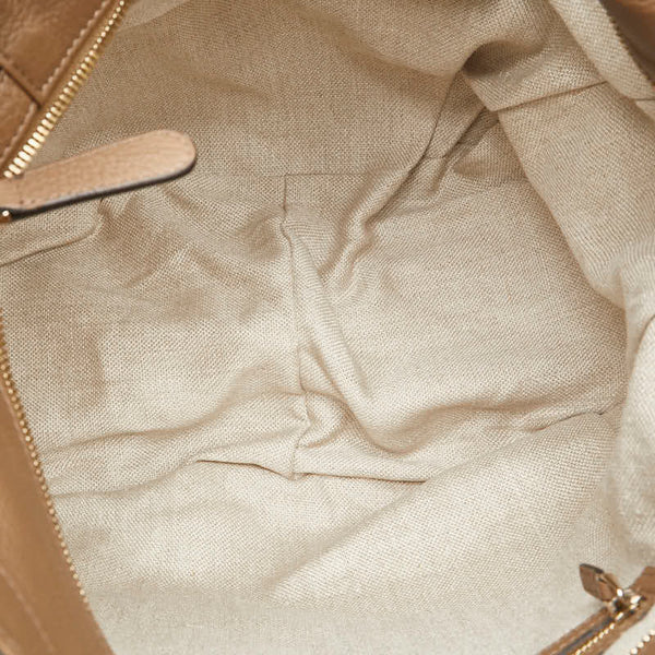 グッチ グリニッチ パイソン ワンショルダーバッグ ハンドバッグ 257050  ブラウン レザー レディース GUCCI 【中古】