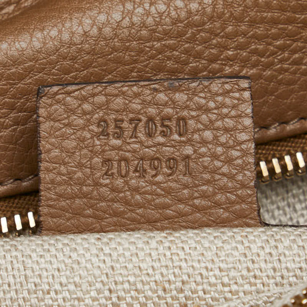 グッチ グリニッチ パイソン ワンショルダーバッグ ハンドバッグ 257050  ブラウン レザー レディース GUCCI 【中古】