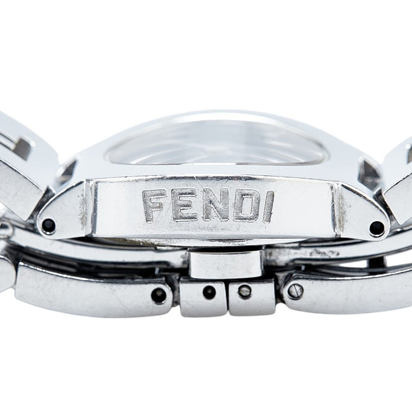 フェンディ 腕時計 3050L クオーツ ブラック文字盤 ステンレススチール レディース FENDI 【中古】